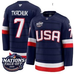 READ. United States x Fanatics x Brady Thachuk #7 2025 4 Nations Face Off S-3XL